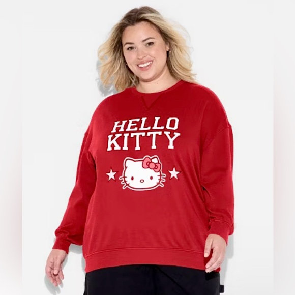 Women’s Hello Kitty crewneck sweatshirt-NWT XL - Picture 1 of 5